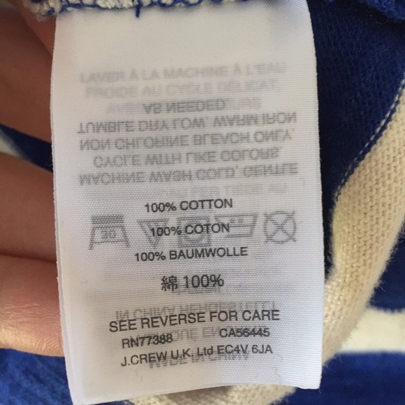 J.Crew Striped Tunic Dress in Cream and Blue - Picture 5 of 6